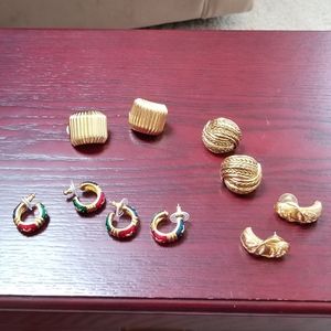 Collection of Vintage (5) Joan Rivers Earrings